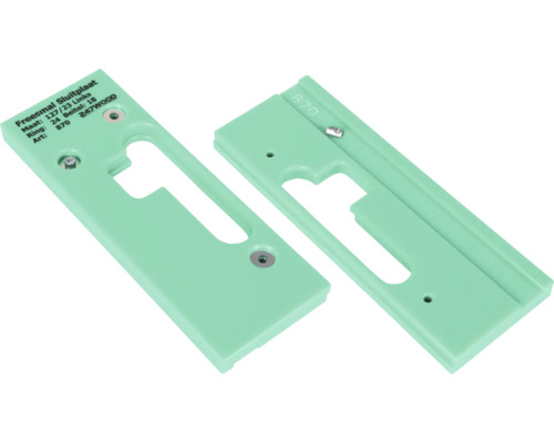 Deursluitplaten van kunststof met uitsparingen