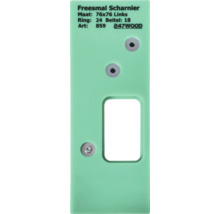 Freesmal Scharnier 76x76 links