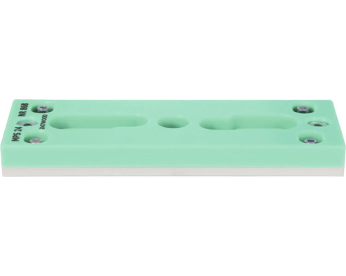 Bevestigingsplaat met uitsparingen en schroeven