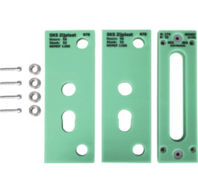 SKS deurschildenset met schroeven en ringen