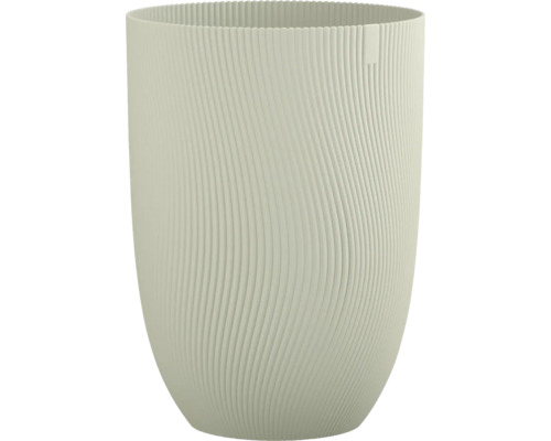 Bloempot met geribbeld patroon