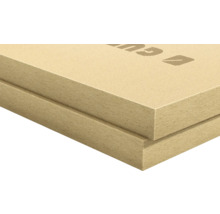 Detailopname van twee houtvezelisolatieplaten