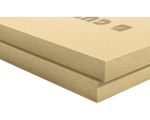 Detailopname van twee houtvezelisolatieplaten