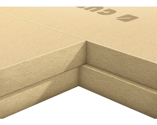 Houtvezelplaat met tand- en groefverbinding in detailaanzicht