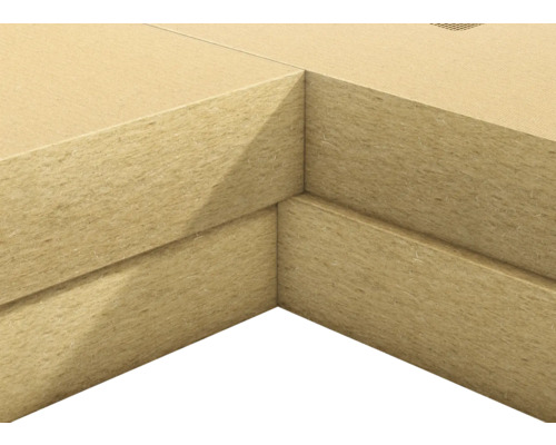 Hoekaanzicht van isolatieplaten voor thermische en geluidsisolatie