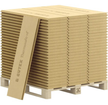 Houtvezelplaten op een pallet