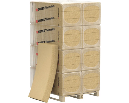 Pallet met GUTEX Thermoflex isolatieplaten
