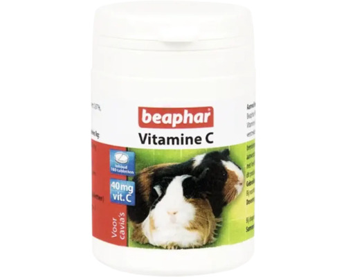Beaphar Vitamine C voedingssupplement voor cavia's, 180 tabletten