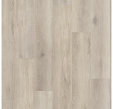 Close-up van lichte laminaatvloer met houten structuur
