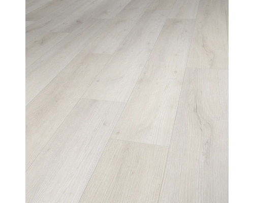 FLEXXFLOORS Dryback PVC vloerdelen Reykjavik 3,9 m² Gelegde lichte laminaatvloer met houtlook.