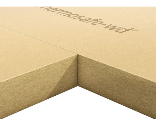 Isolatieplaat van minerale wol met messing en groef