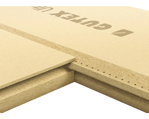 Houtvezelplaat met mes- en groefverbinding van Gutex