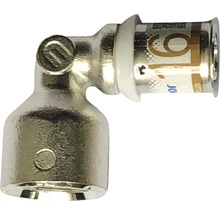 Pressfitting hoekstuk van metaal voor sanitaire en verwarmingsinstallaties
