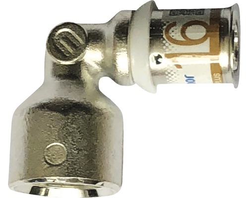 Pressfitting hoekstuk van metaal voor sanitaire en verwarmingsinstallaties