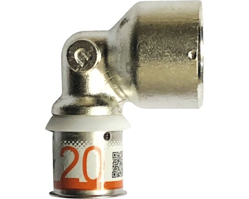 Persfitting hoek van metaal met een diameter van 20 mm