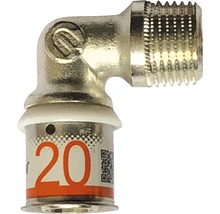 Persfitting hoek 90 graden met schroefdraad, grootte 20