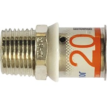 Persfitting met buitendraad, diameter 20 millimeter