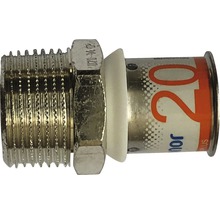 Persfitting met buitendraad 20 millimeter
