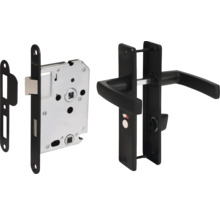 Deurbeslagset met slotkast en deurklinkset