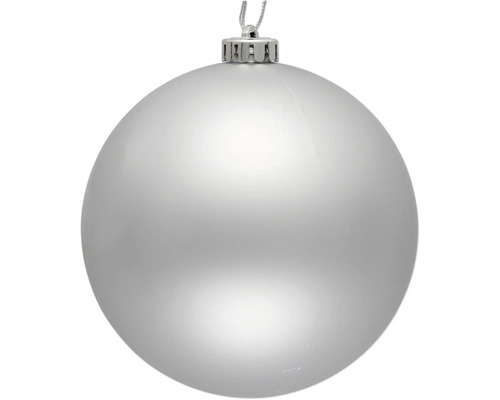 Zilveren kerstbal