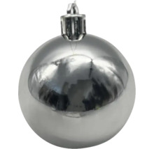 Zilveren kerstbal