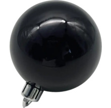 Zwarte kerstbal met hanger