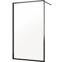 Douchescherm met zwart frame
