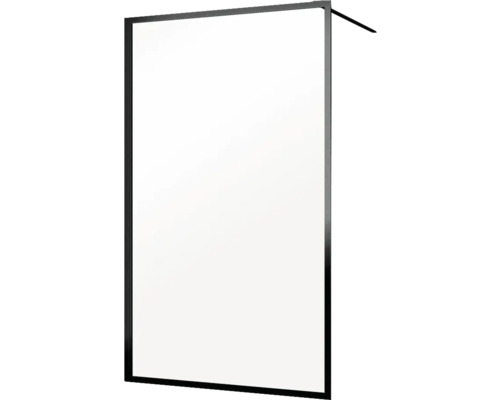Douchescherm met zwart frame
