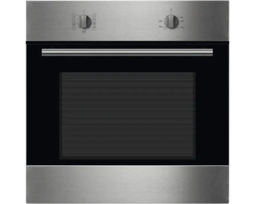 Roestvrijstalen inbouwoven met draaiknoppen