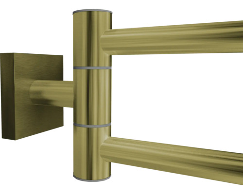 Draaibare handdoekhouder van metaal voor wandmontage