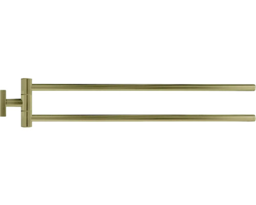 Draaibare handdoekhouder met twee stangen