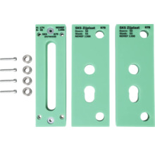SKS tegenstuk zijplaat met schroeven en moeren
