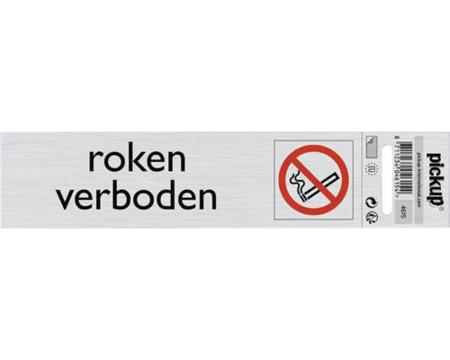 Verboden te roken bord
