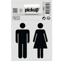 Toiletbord met man- en vrouwensymbool
