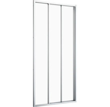 Douchewand met drie panelen