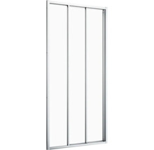 Douchewand met drie schuifdeuren