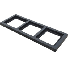 Drievoudig frame voor schakelaars