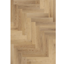 Houten vloer in visgraatmotief