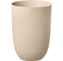 Geribbelde kunststof bloempot