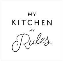 Mijn keuken, mijn regels belettering