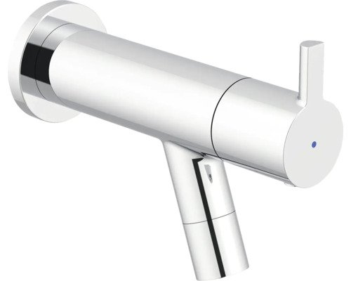 Wandkraan voor de badkamer, gemaakt van metaal