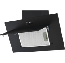 Afzuigkap met metalen vetfilter en bedieningsknoppen