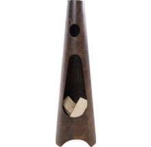 Tuinhaard van metaal met hout