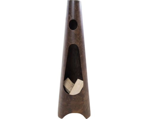 Tuinhaard van metaal met hout