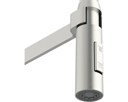 Spoelkop voor keukenkraan met uittrekfunctie