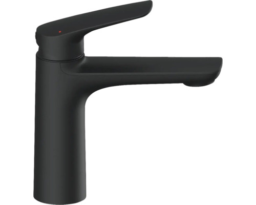 Zwarte wastafelmengkraan