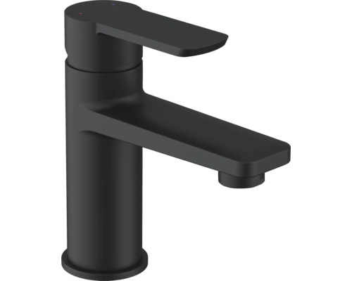 Zwarte wastafelmengkraan voor de badkamer