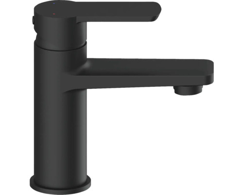 Zwarte wastafelmengkraan