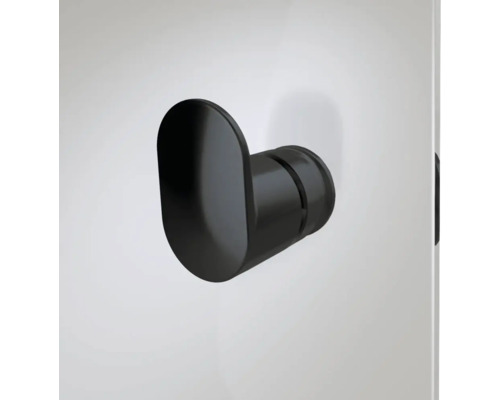 Zwarte enkele haak voor wandmontage