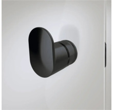 Zwarte enkele haak voor wandmontage